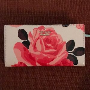 Kate Spade Cameron Street Roses Stacy Wallet